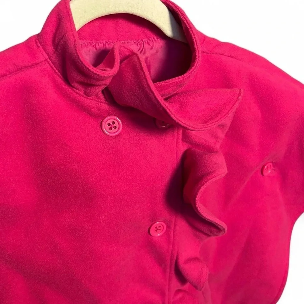 Gymboree Hot Pink Cape Coat Jacket – Girl’s Size Small (5/6)